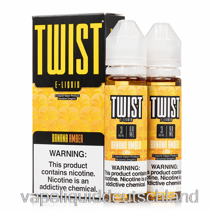 Bananenbernstein – Twist E-Liquid – 120 Ml 3 Mg Vape-Flüssigkeit